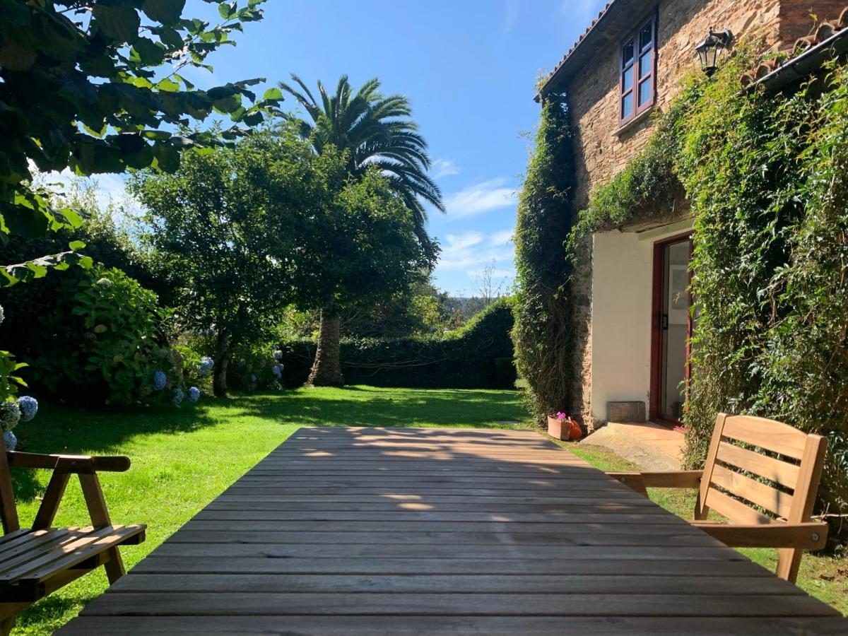 Casa Rural con precioso jardín cerca de la playa en Valdoviño Exterior foto